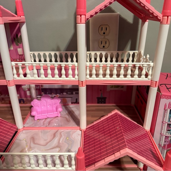 Happy Childhood 3 Story Doll House Building Blocks No.462-14- Not Complete - Picture 4 of 12